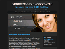 Tablet Screenshot of durrheimandassociates.co.nz